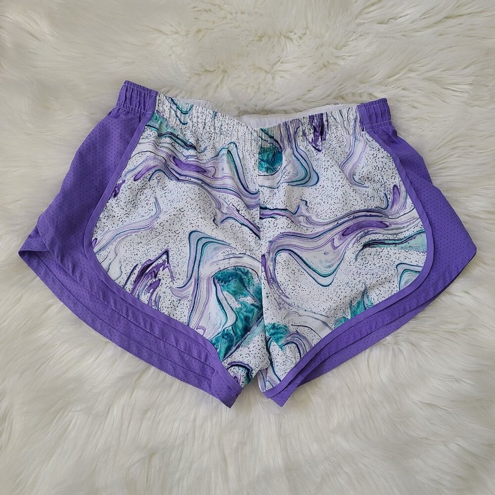 Athletic Works Running Shorts Reg Fit Lined Mid Rise Elastic Waist, SZ M